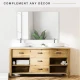 Frameless Wall Mirror with 1 inch Bevel, 20x28 inch