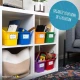 New Book and Binder Holder - 6 Pack Bins