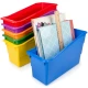 New Book and Binder Holder - 6 Pack Bins
