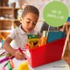 New Book and Binder Holder - 6 Pack Bins
