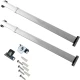 NEW Flat Sash Rods 20-36 inch (set of 2) - White