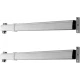 NEW Flat Sash Rods 20-36 inch (set of 2) - White